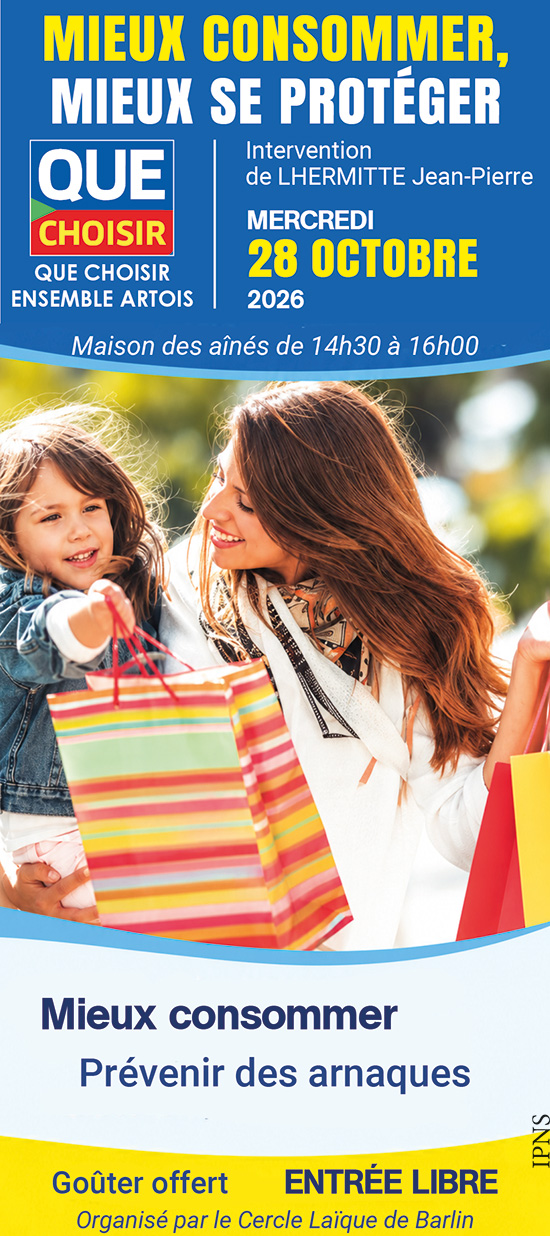 Affiche : Mieux consommer, mieux se protéger