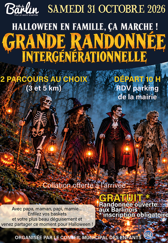 Affiche : Grande randonnée intergénérationnelle