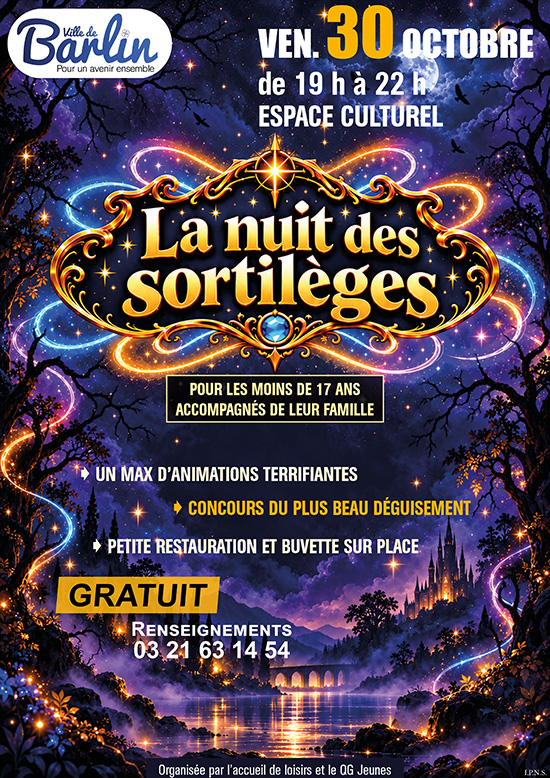 Affiche : La nuit des sortilèges