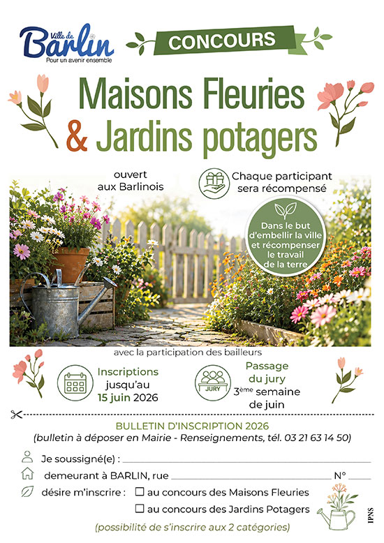 Concours « Maisons fleuries et Jardins potagers »